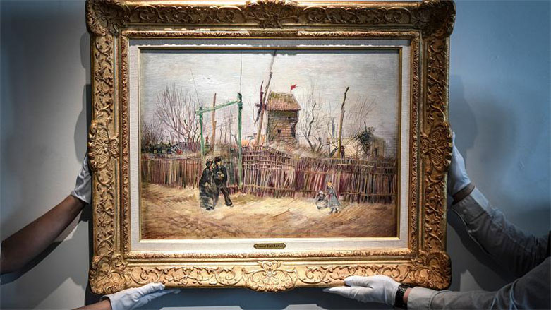 Van Gogh'un 'Montmartre'da Bir Sokak Manzarası' adlı tablosu