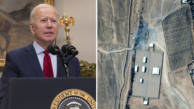 پێگه‌ی میلیشیا چه‌كداره‌كان له‌سه‌ر سنوور كه‌ له‌لایه‌ن ئه‌مه‌ریكاوه‌ بۆردومان كرا - جۆو بایدن، سه‌رۆكی ئه‌مه‌ریكا