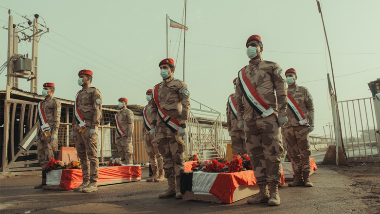 تسلّم العراق رفات عسكرييه عبر منفذ الشلامجة الحدودي في جنوب العراق - تصوير: اللجنة الدولية للصليب الأحمر