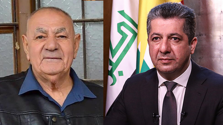 Kurdistan Region Prime Minister Masrour Barzani, right, and the Iraqi legal expert Tariq Harb. (Photo: Kurdistan 24)