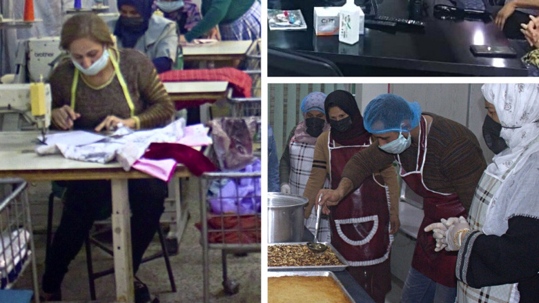 350 students in Hasakah and Qamishli recently completed their basic level vocational training courses (Photo: USAID).