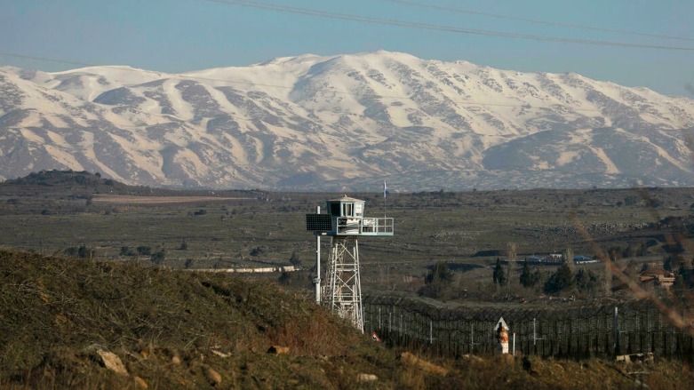 A watchtower near the Israeli border fence with Syria in the Israeli-annexed Golan Heights on Feb. 9, 2022. (Photo: JALAA MAREY / AFP)