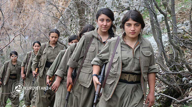 Child soldiers recruited by PKK. (Photo: Kurdistan 24)
