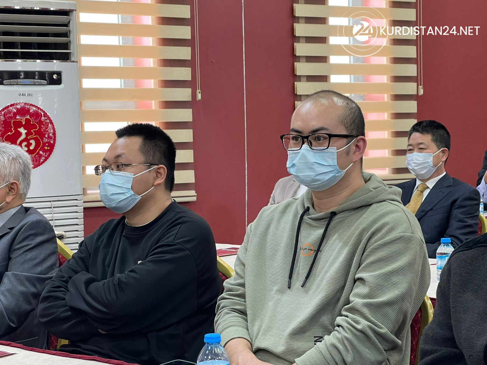 Chinese guests attending a cultural event in Erbil, Feb. 14, 2022. (Photo: Hero Mawludi/Kurdistan 24)