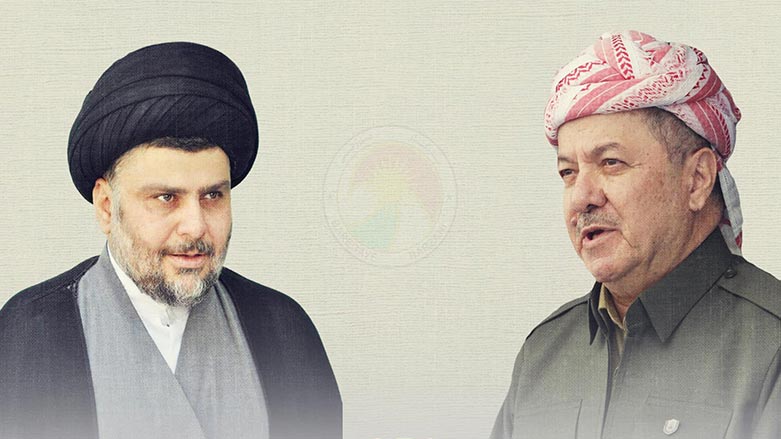 The head of the Kurdistan Democratic Party (KDP), president Masoud Barzani and influential Iraqi politician and Shiite cleric Muqtada al-Sadr. (Photo: Archive)