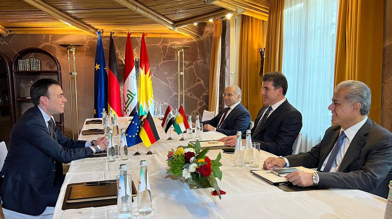 دیدار رئیس اقلیم کوردستان با نیلس شمید سخنگوی کمیته امور خارجه پارلمان آلمان