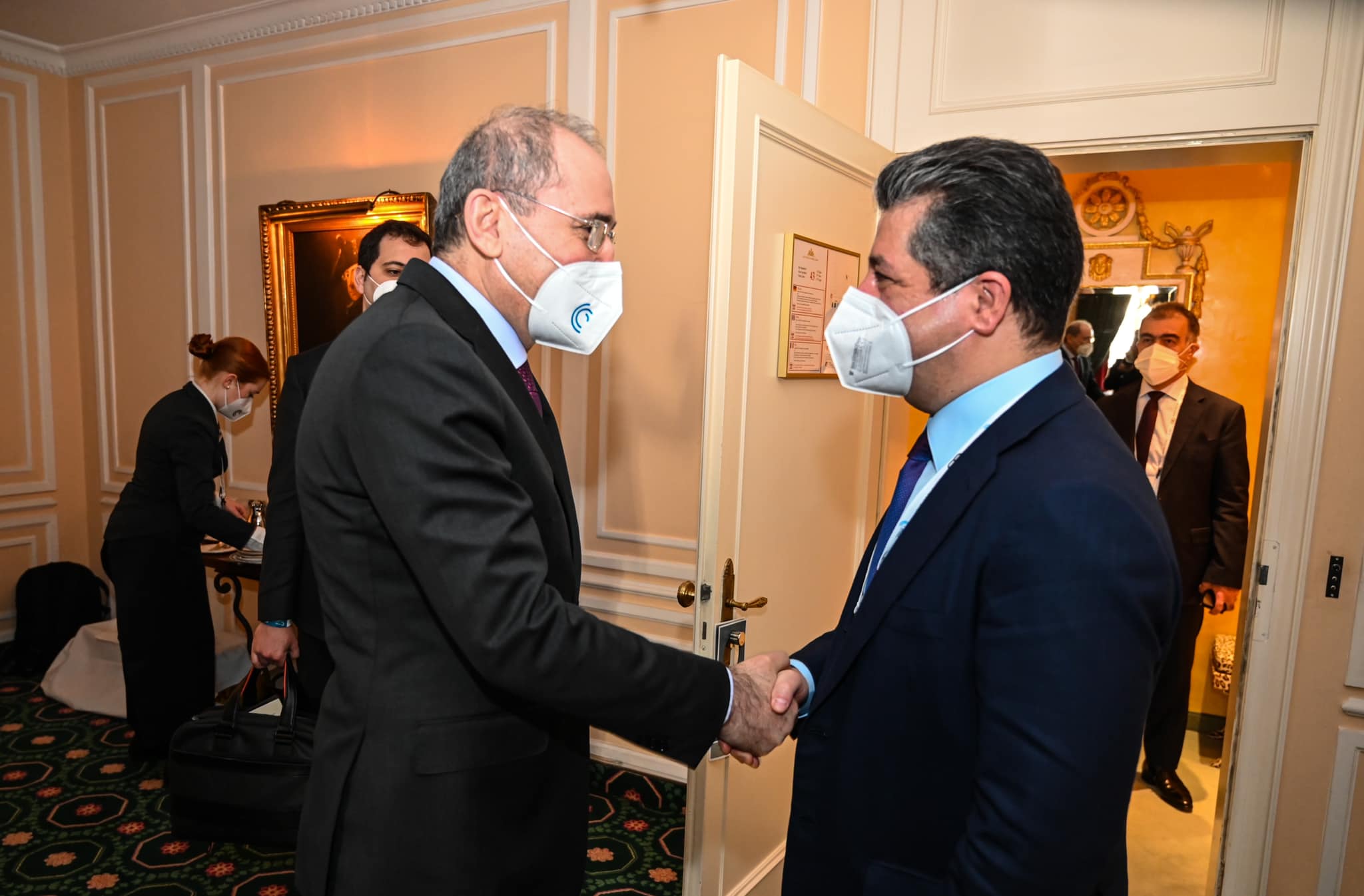 سەرۆکی حکومەتی هەرێمی کوردستان لە گەڵ وەزیری دەرەوەی ئوردن کۆدەبێتەوە