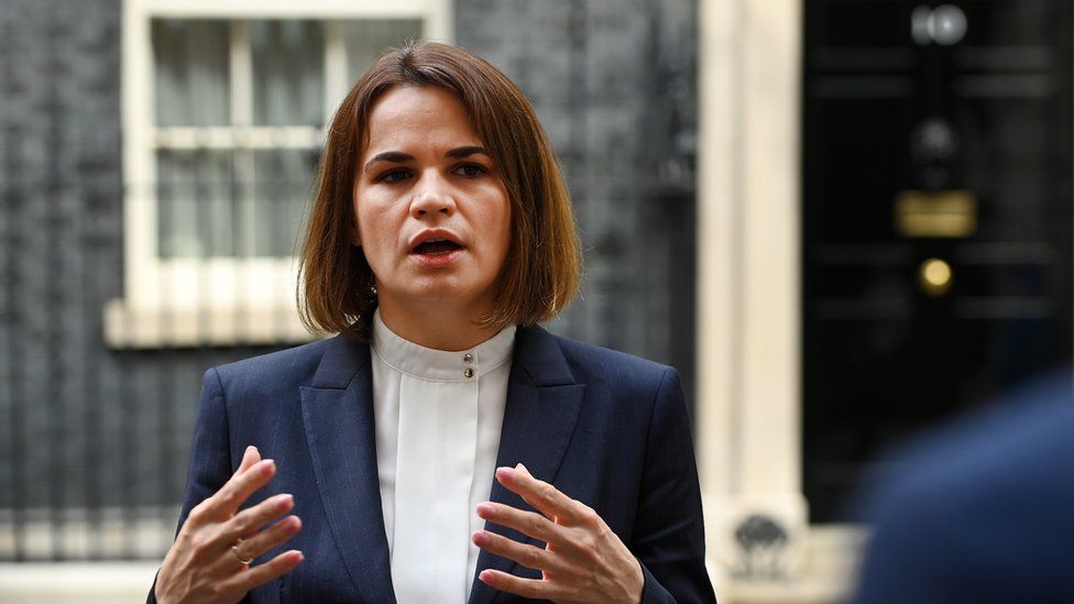 سڤێتلانا تیخانۆڤسکایا، سەرۆکی ئۆپۆزسیۆنی بێلارووس