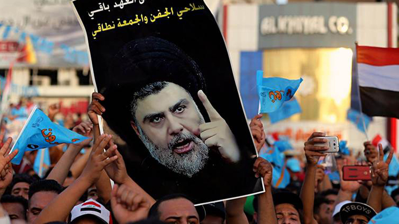 Followers of Shiite cleric Muqtada al-Sadr take part in a campaign rally in Baghdad's Tahrir Square, May 4, 2018. (Photo: Karim Kadim/AP)
