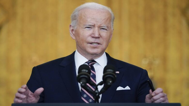 President Joe Biden speaks about Ukraine in the East Room of the White House, Tuesday, Feb. 22, 2022. (Photo: AP/Alex Brandon)