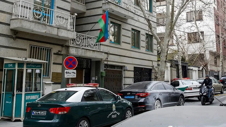مبنى السفارة الأذربيجانية في إيران- وكالات