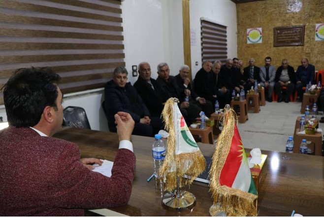 من لقاء الهيئة بممثلي بعض العشائر الكوردية