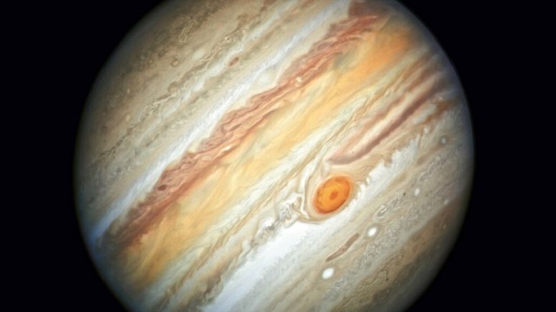 NASA'ya ait Hubble Space Teleskobundan çekilen Jipiter görüntüsü