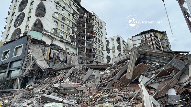 من آثار الدمار الذي خلّفه الزلزال في تركيا- عدسة كوردستان 24