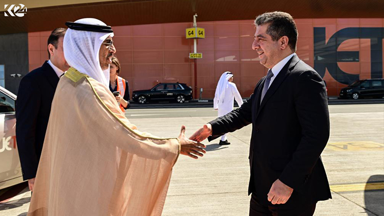استقبال از مسرور بارزانی، نخست وزیر اقلیم کوردستان در آستانه اجلاس دولت‌ها در دبی
