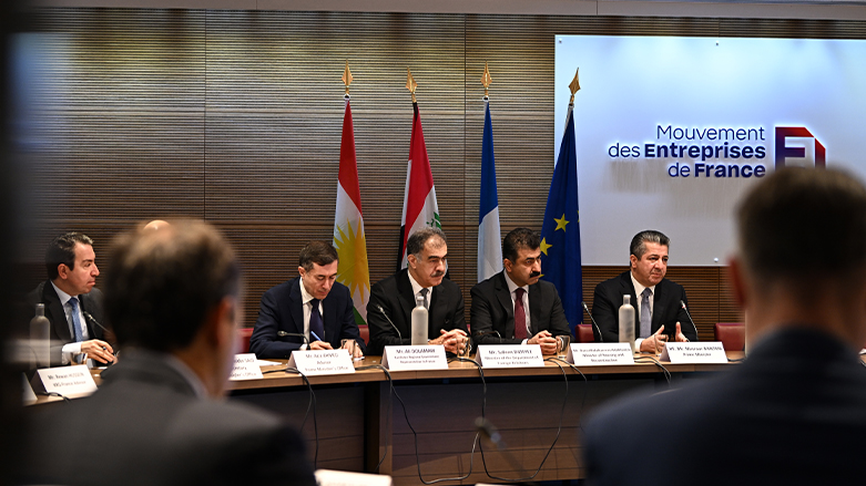 مسرور بارزانی، نخست وزیر اقلیم کوردستان در نشست با سرمایه‌گذاران فرانسوی