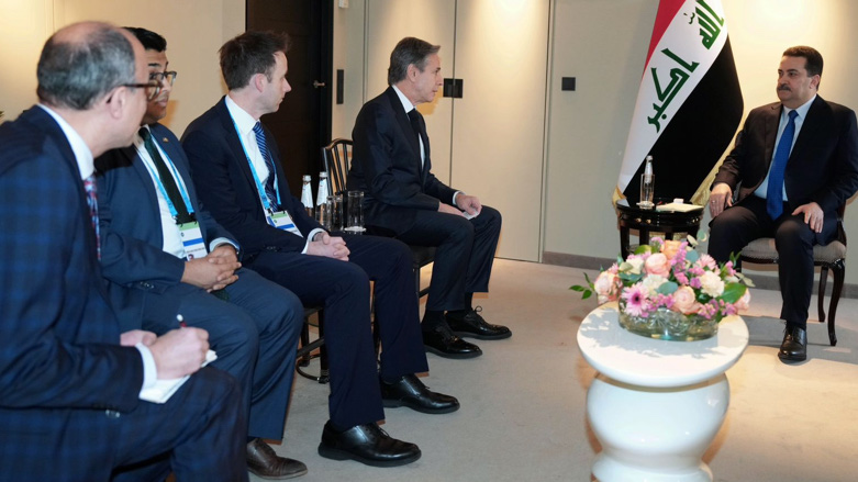 US Secretary of State Antony Blinken and Iraqi Prime Minister, Mohammed Shia al-Sudani, met on Saturday (Photo: PMO)