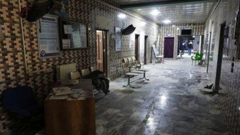 صور لمشفى مدمر - صورة: رويترز