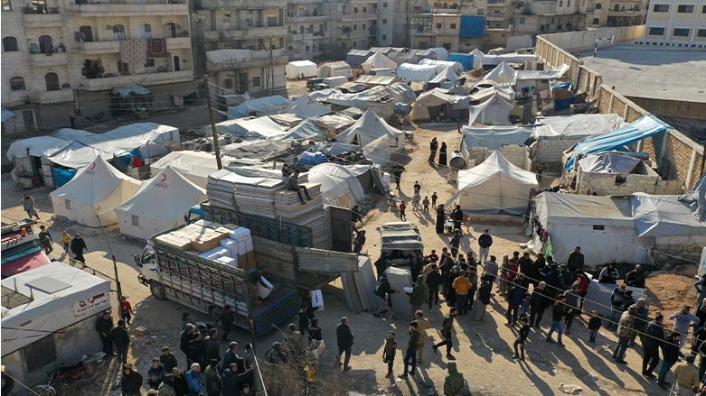 Rojava'nın Afrin kenti de depremden etkilendi (Foto: AFP)