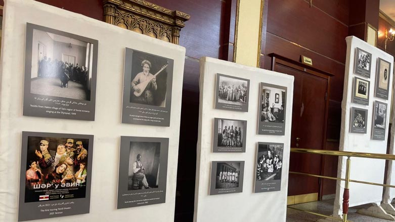 The Armenian Consulate General held an exhibition of historical documents on Sunday (Photo: Wladimir van Wilgenburg/Kurdistan 24)