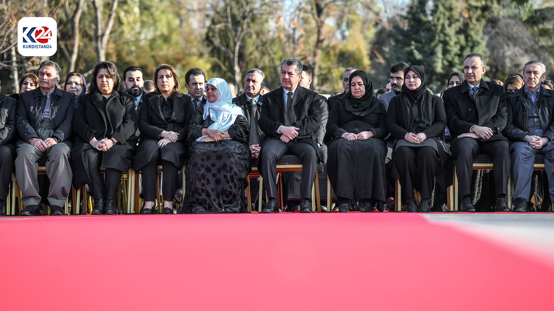 بەشداریی مەسرور بارزانی لە رێوڕەسمی ساڵیادی شەهیدانی یەکی شوبات