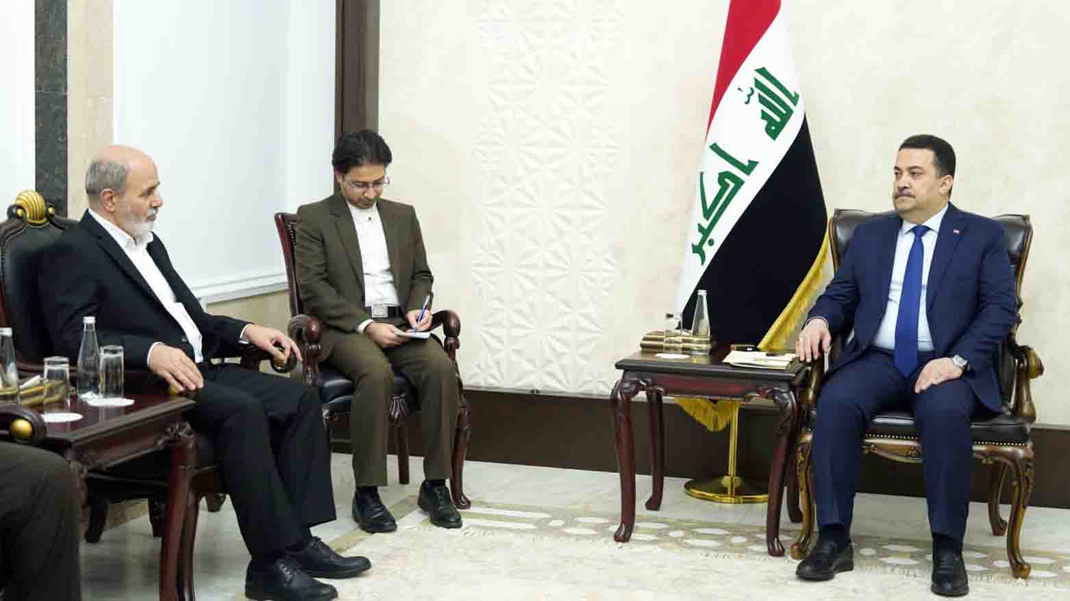 محمد شیاع السودانی، نخست وزیر عراق و دبیر شورای امنیت ایران