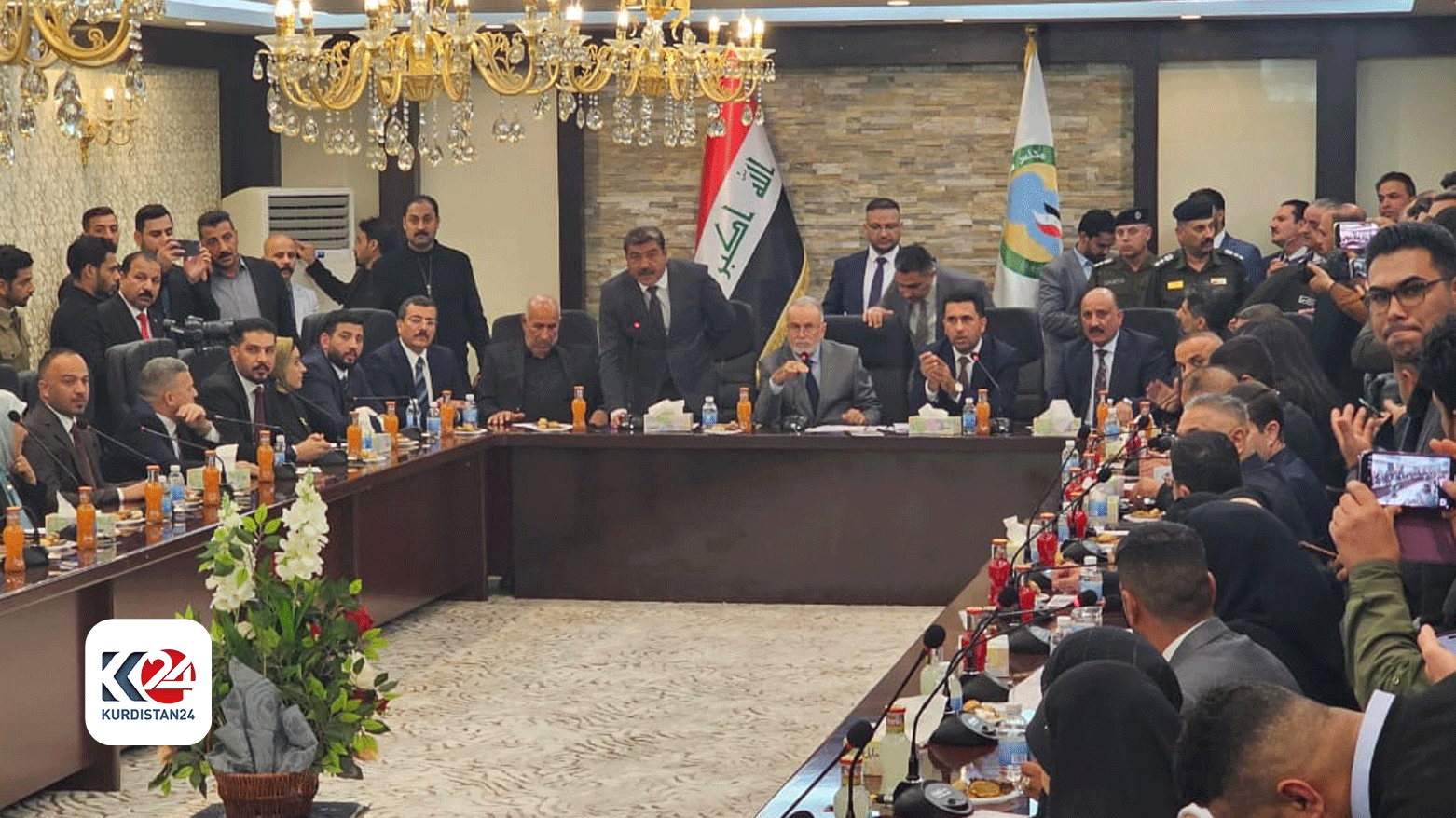 The meeting of the members of the Baghdad Provincial Council, Feb. 5, 2024. (Photo: Kurdistan24)