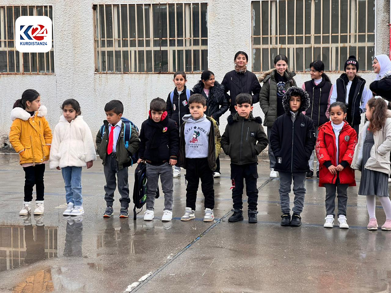 قوتابی و مامۆستایانی شارەزوور گەڕانەوە ناوەندەکانی خوێندن (وێنە: ئارام بەختیار - کوردستان24)