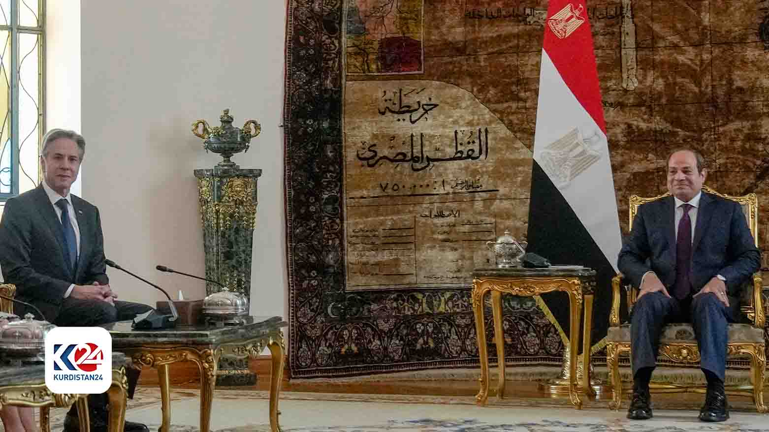 ABD Dışişleri Bakanı Antony Blinken ve Mısır Cumhurbaşkanı Abdulfettah es-Sisi