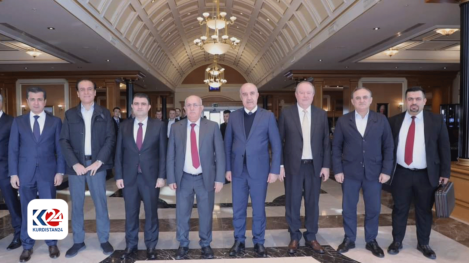 زيارة سابقة لوفد حكومة إقليم كوردستان إلى بغداد