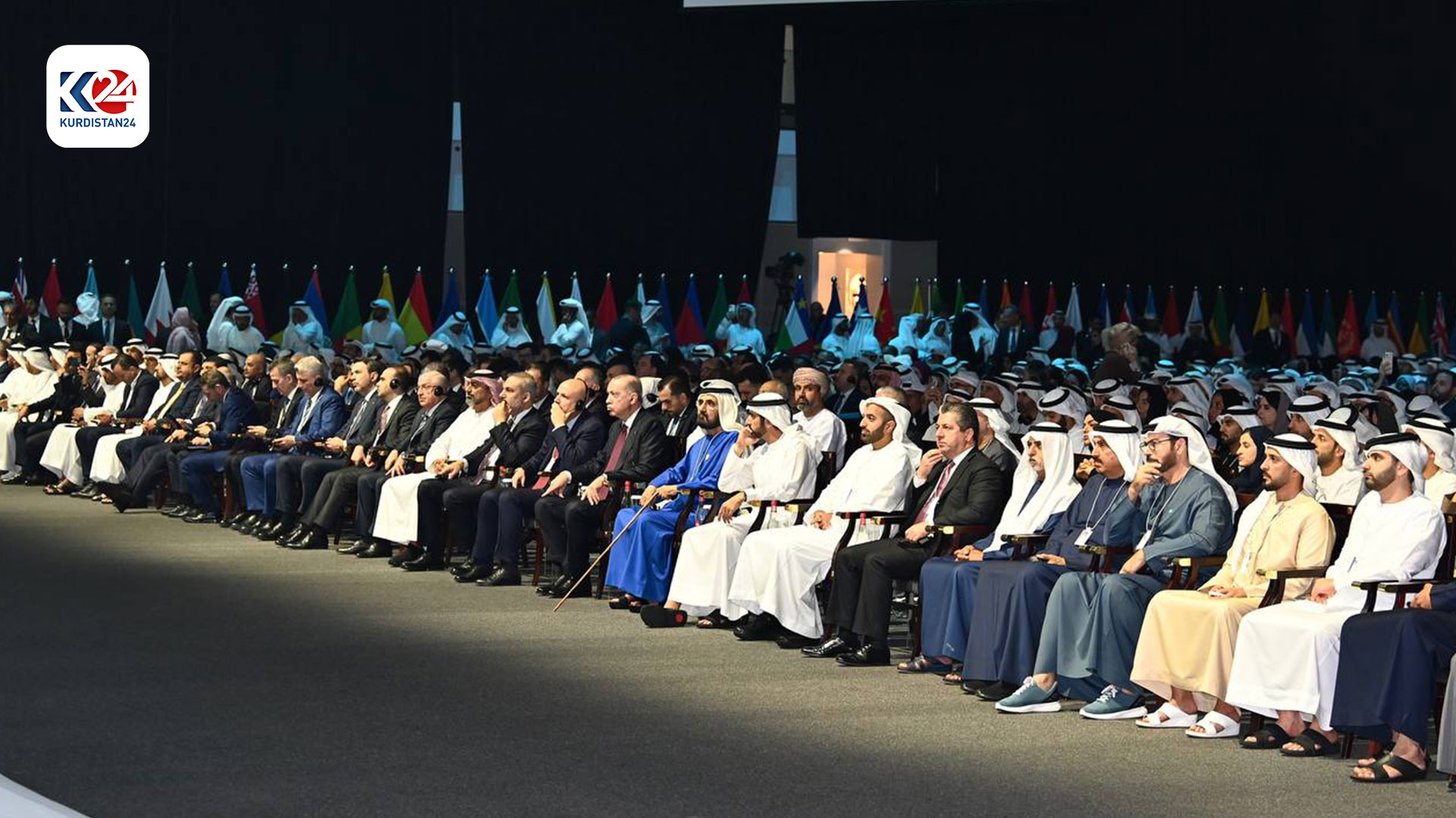 بەشداریی سەرۆکوەزیران مەسرور بارزانی لە دووەمین رۆژی چالاکییەکانی لوتکەی جیهانیی حکومەتەکان (وێنە: فەرهاد ئەحمەد)