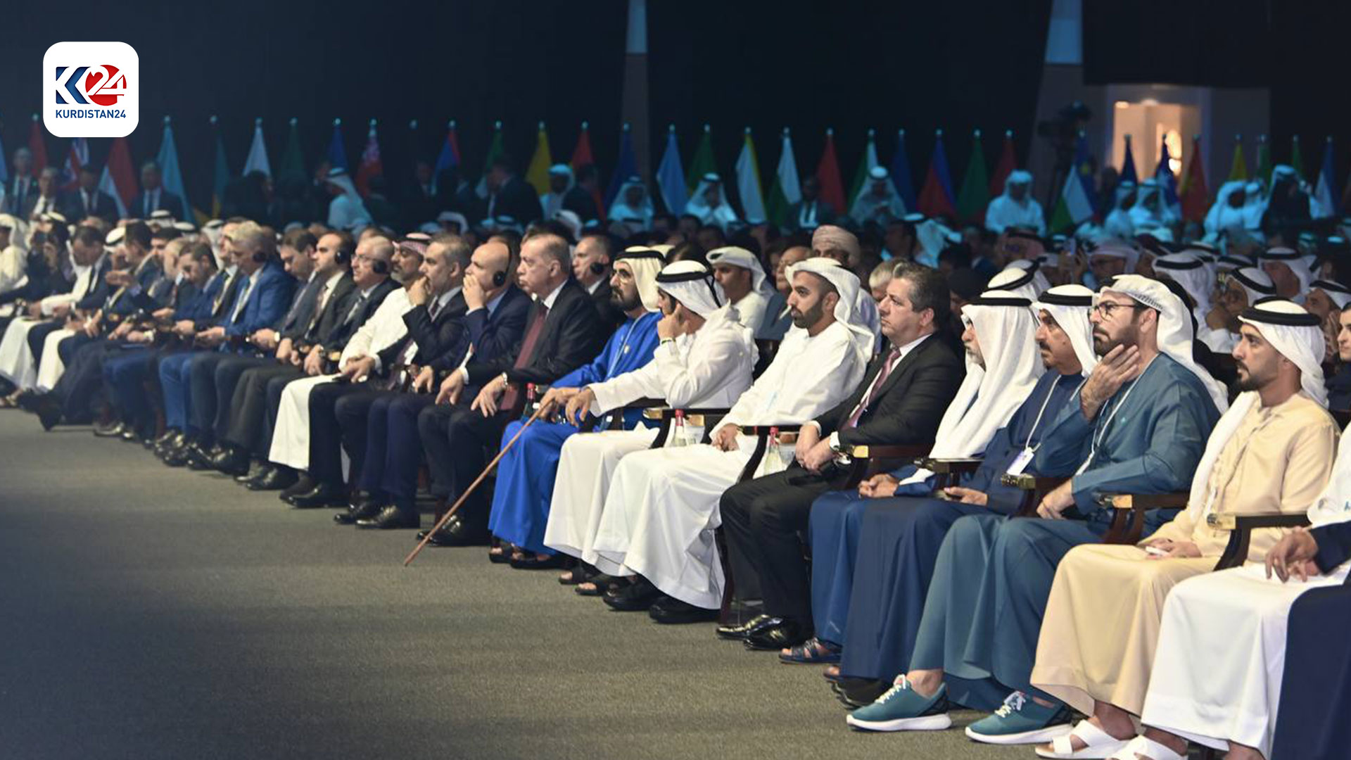  بەشداریی سەرۆکوەزیران مەسرور بارزانی لە دووەمین رۆژی چالاکییەکانی لوتکەی جیهانیی حکومەتەکان (وێنە: فەرهاد ئەحمەد)