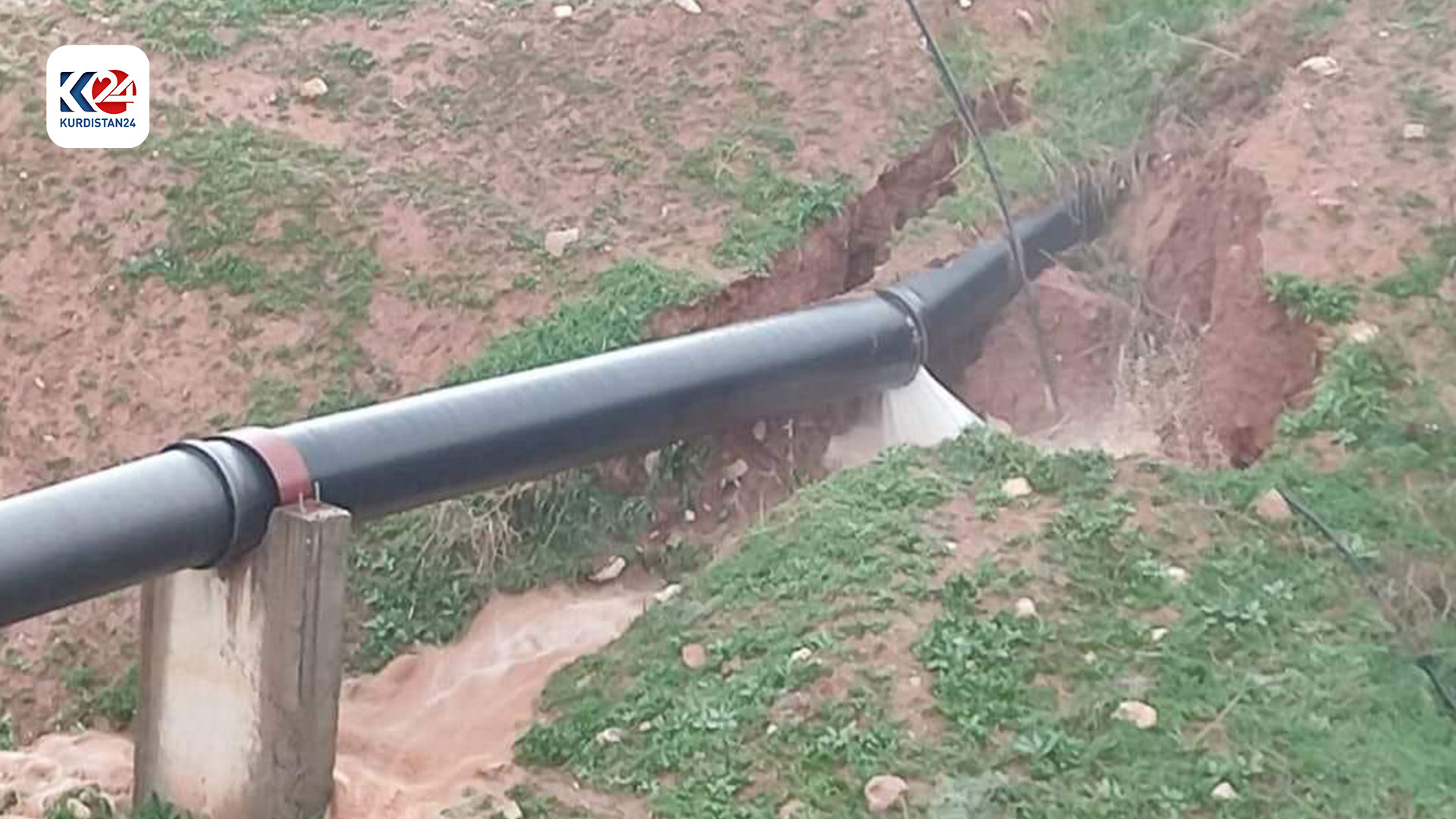 بارانبارین بۆڕی سەرەکی پڕۆژەی ئاوی 