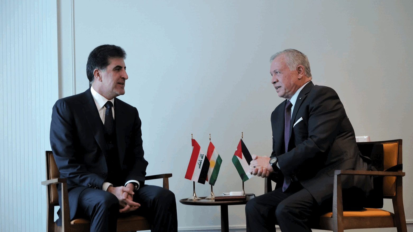 President Nechirvan Barzani meets with King of Jordan to discuss developments in the region