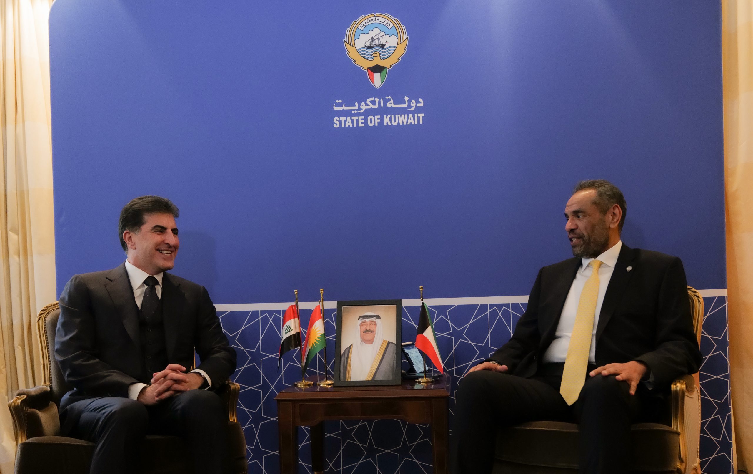 Neçirvan Barzani ile Abdullah Ali Al-Yahya görüşmesi