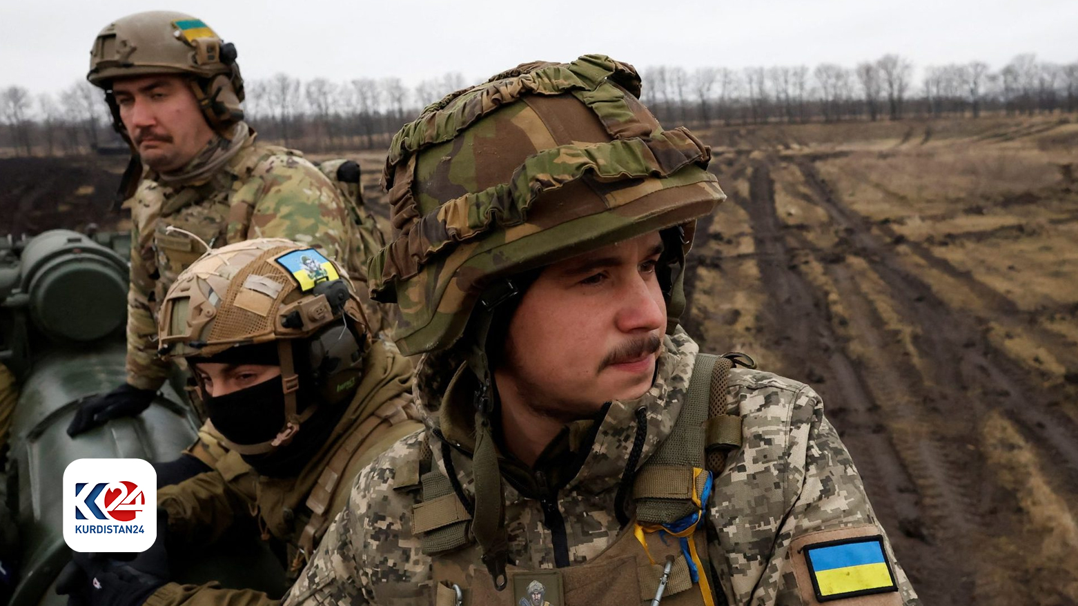 جنود أوكرانيون عائدون من جبهات القتال / AFP