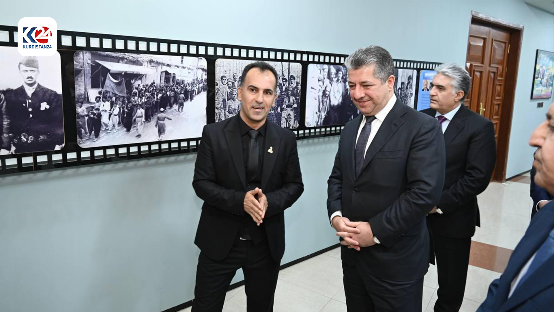 مەسرور بارزانی سەردانی مۆنیومێنتی شەهیدانی هەڵەبجەی کرد