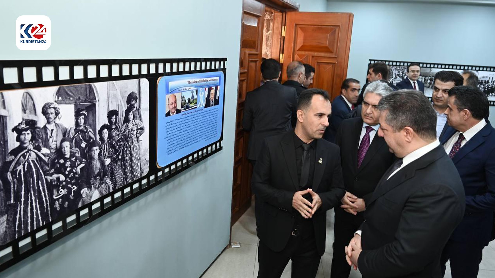 مەسرور بارزانی سەردانی مۆنیومێنتی شەهیدانی هەڵەبجەی کرد