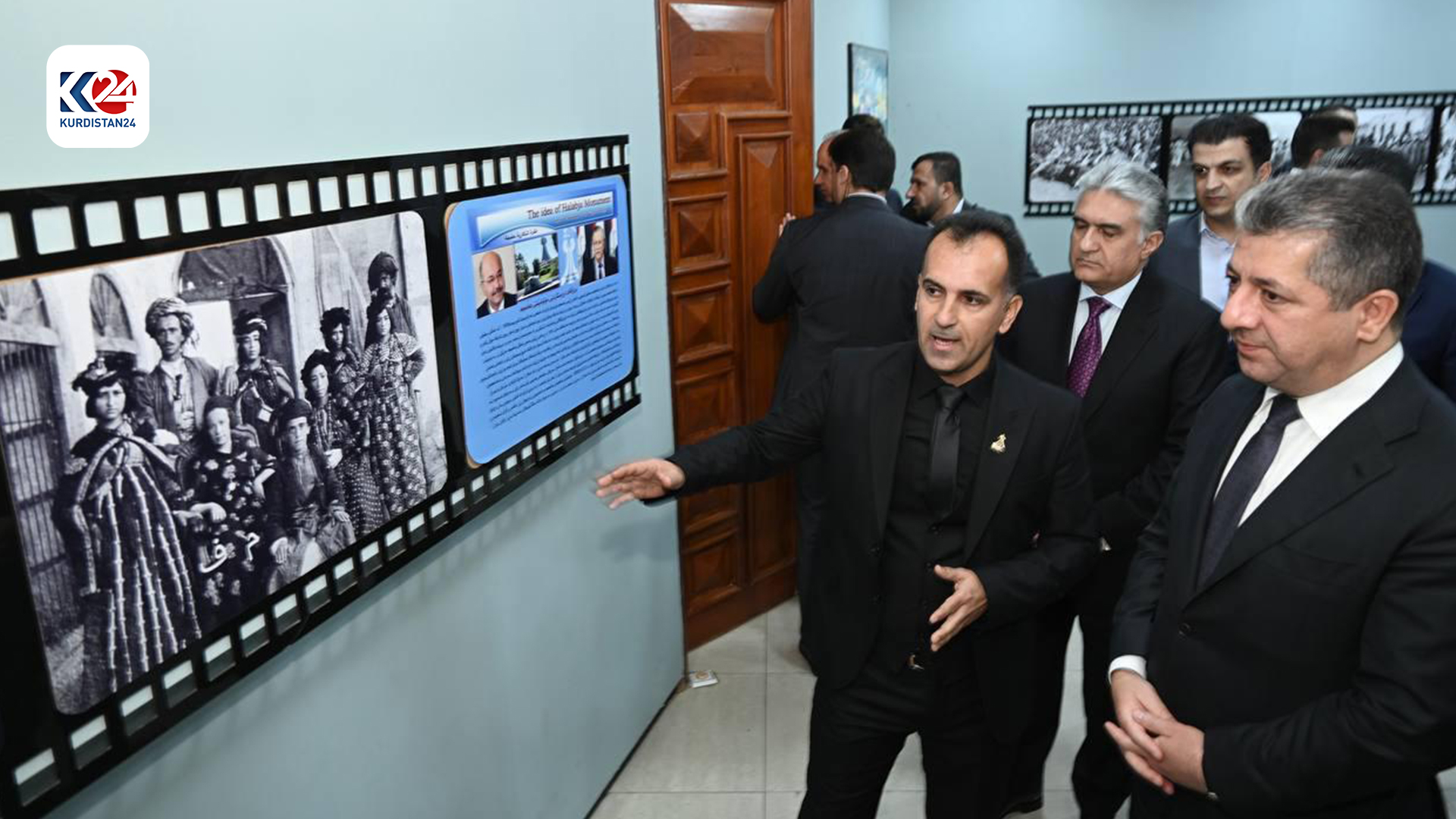 مەسرور بارزانی سەردانی مۆنیومێنتی شەهیدانی هەڵەبجەی کرد