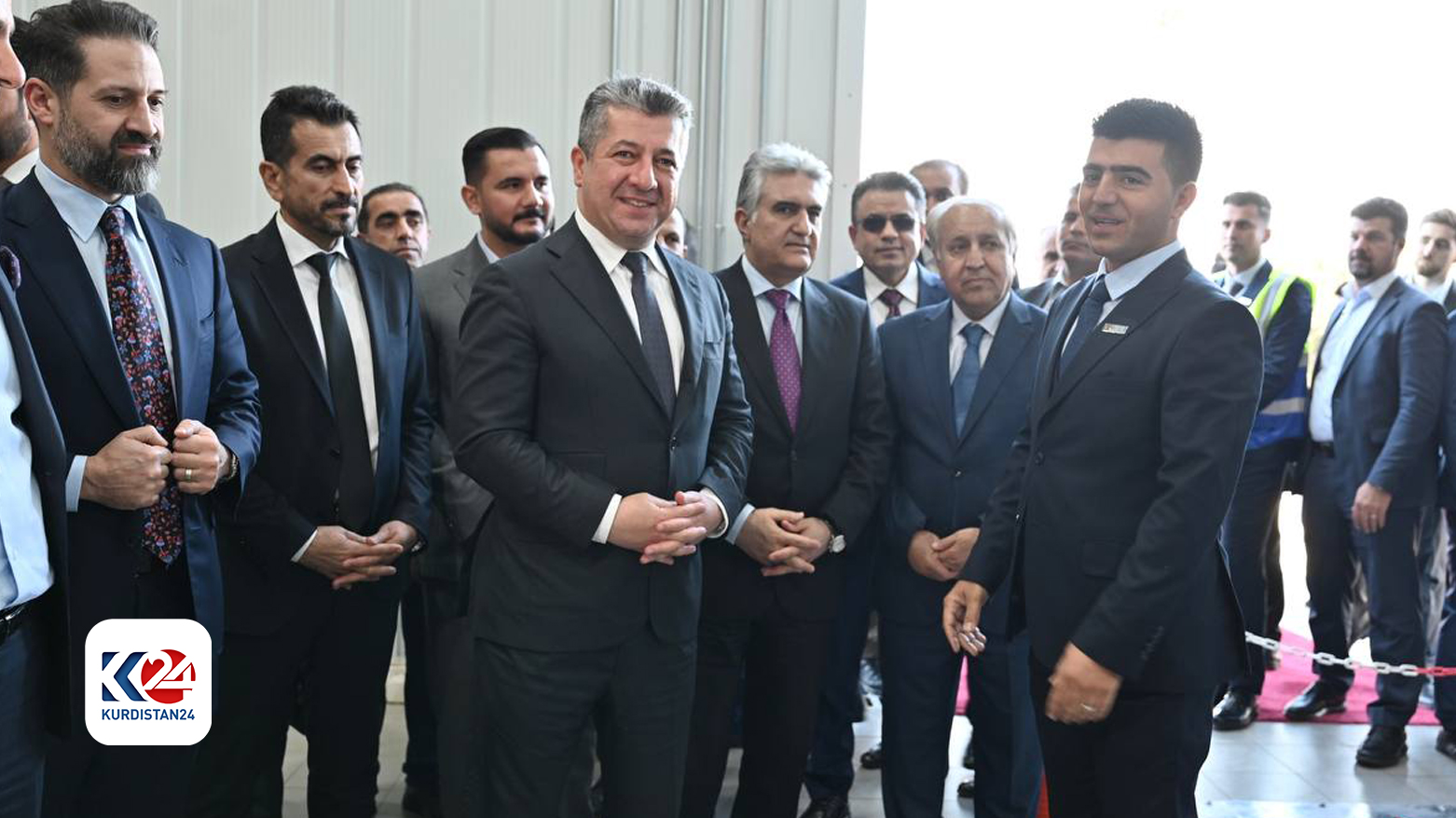 رئيس حكومة إقليم كوردستان يتفقد معمل 