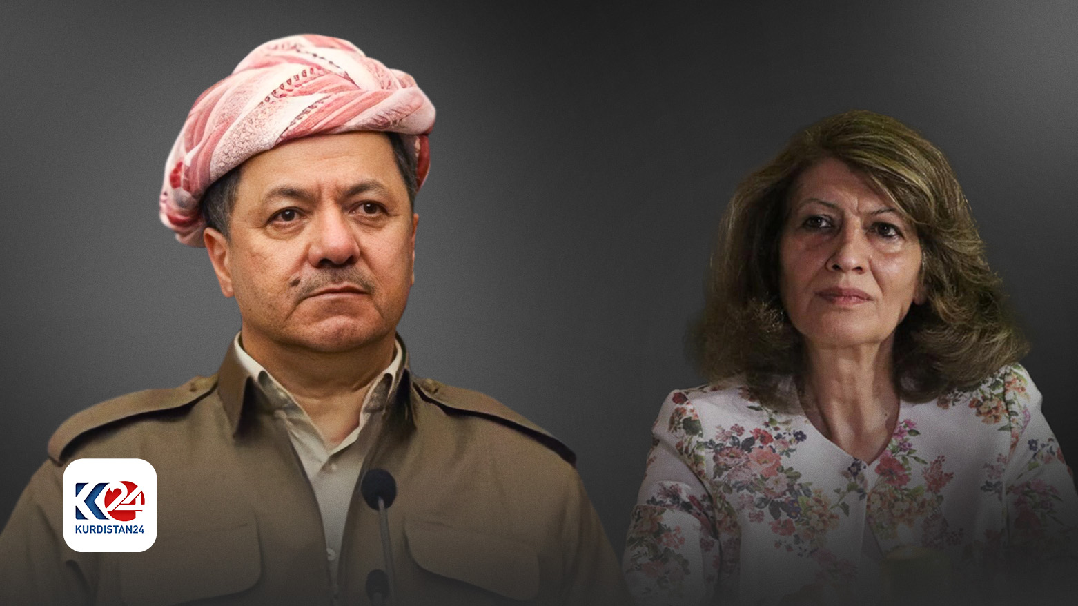 عقيلة الرئيس العراقي تُعزّي الرئيس بارزاني بوفاة شقيقته