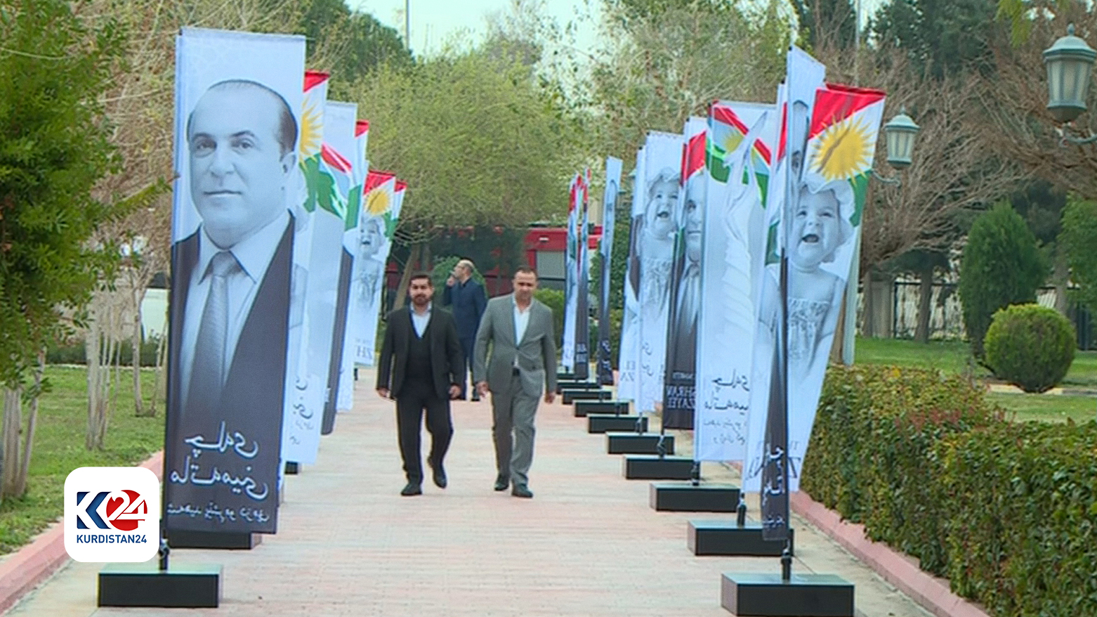 People attending the commemorative ceremony in Saad Abdullah Hall. (Photo: Kurdistan24)