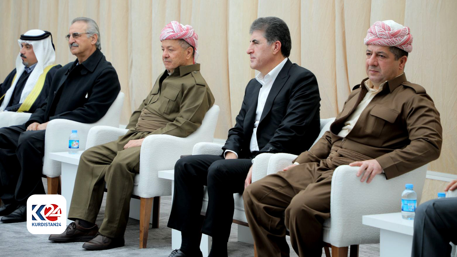 Başkan Barzani'nin kız kardeşi Zekiye Mustafa Barzani için Pirmam'da taziye merasimi