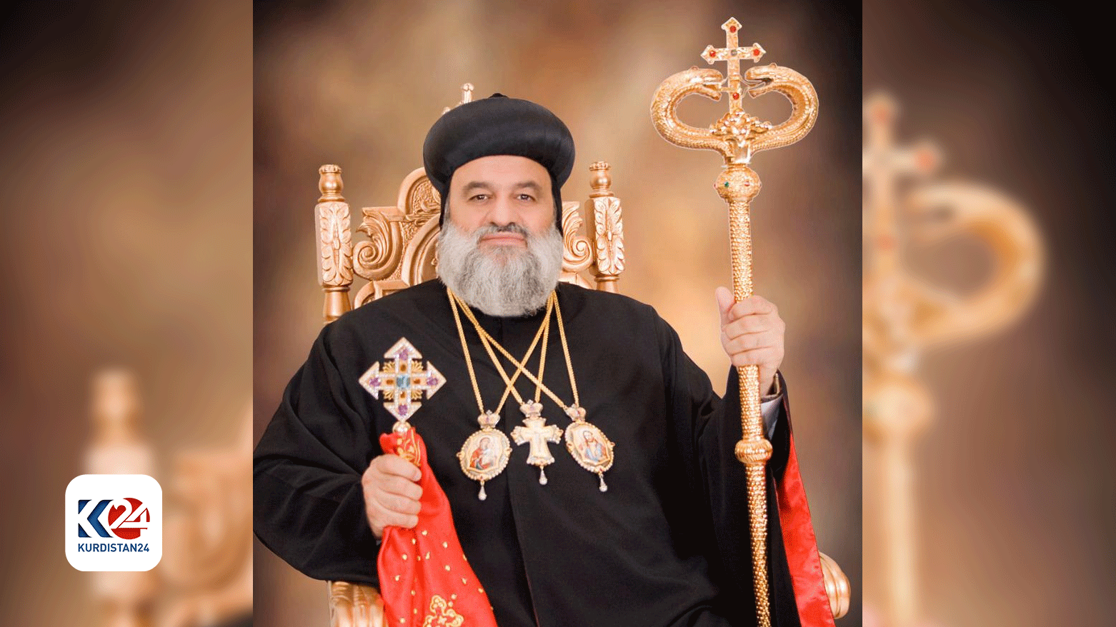 پاتریارک مار اغناطیوس افرام دوم، رئیس کلیسای سریانی ارتدوکس در جهان