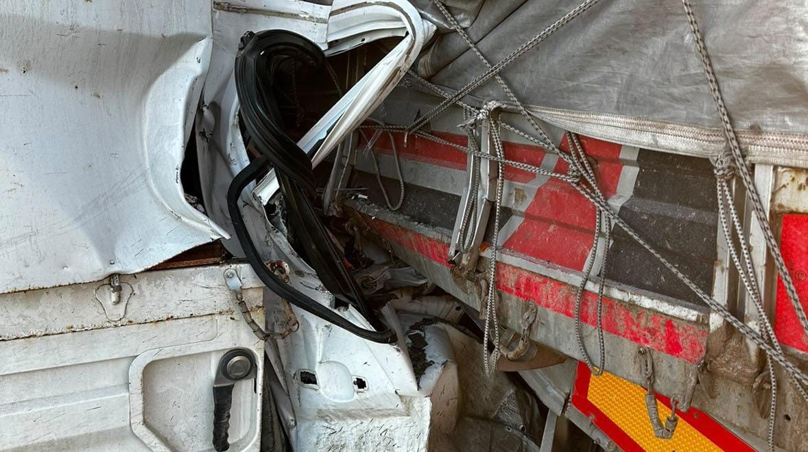 Erzurum’da trafik kazası; 1 ölü, 1 yaralı (FOTO: İHA)