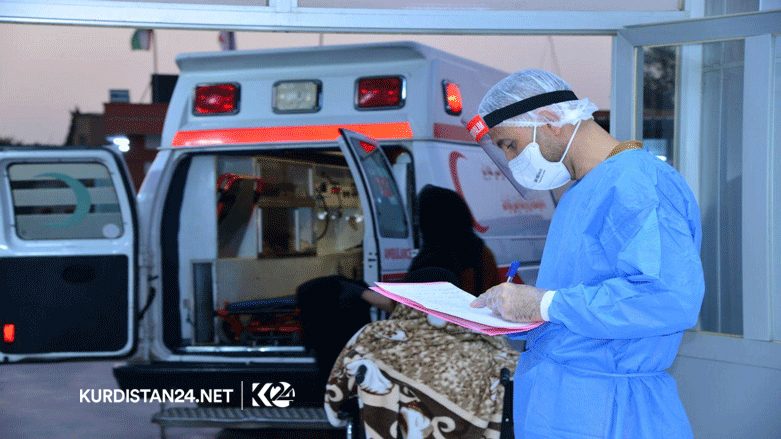 Kürdistan Bölgesi'nde son 24 saatte Covid-19 tedavisi gören 974 kişi sağlığına kavuştu
