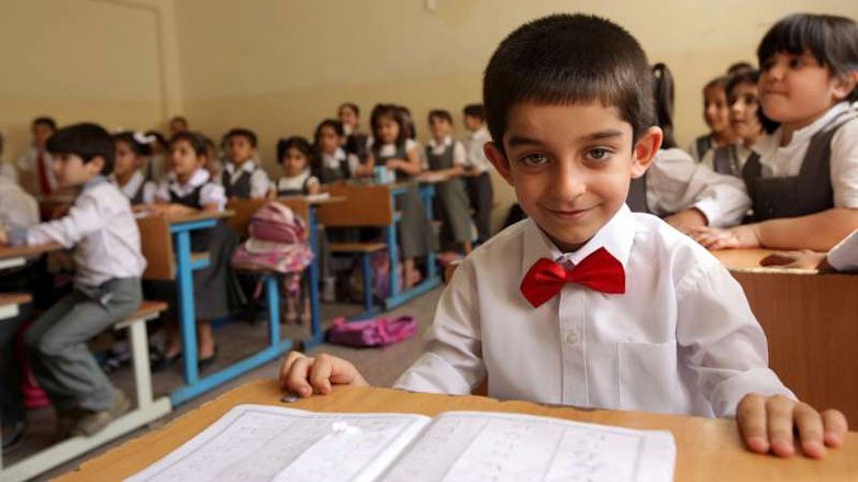 Pupils at a Kurdistan Region school. (Photo: Archive)