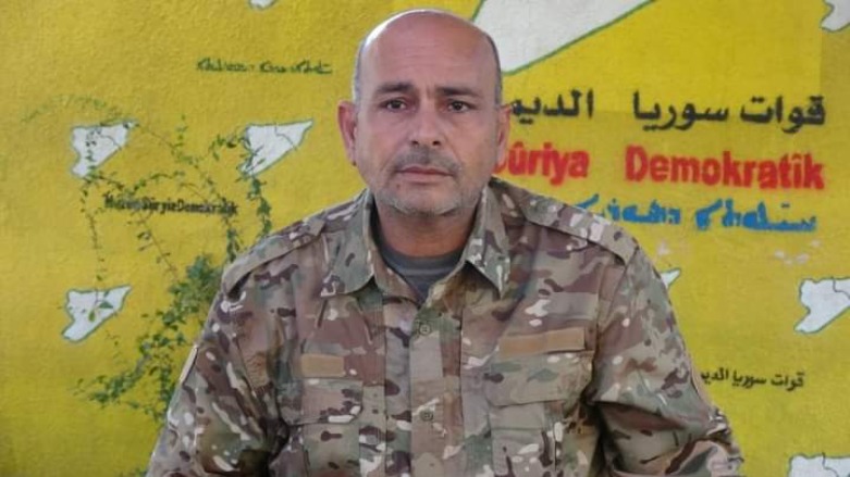 The Commander-in-Chief of the Tal Abyad Military Council, Riad al-Khalaf. (Photo: Kurdistan 24)