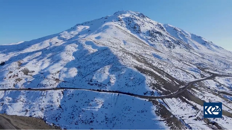 Hassan-Beg Mountain, located in the Kurdistan Region&rsquo;s Erbil province. (Photo: Kurdistan 24)