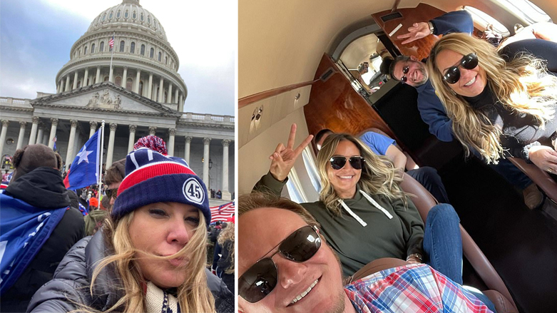 جینا و هاوڕێكانی له‌ناو فڕۆكه‌ تایبه‌ته‌كه‌